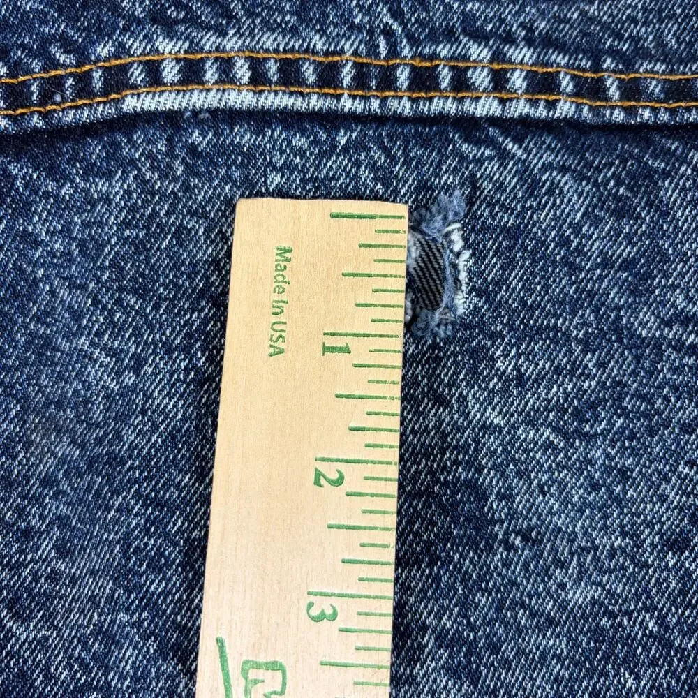 Vintage Levis 80s 70507 0227 USA Made Acid Wash Denim Trucker Jacket Medium